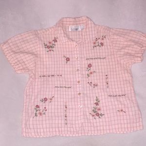 Women’s plaid blouse